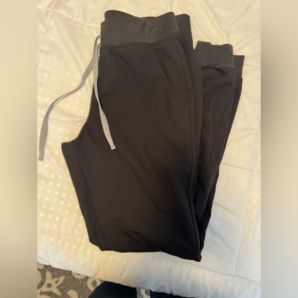 Figs Black Technical Collection Pants joggers medium tall like new